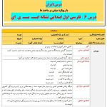 طرح درس تمام ساحتی ملی نشانه ایــ یــ ی ای درس ایران فارسی خوانداری