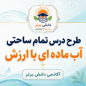 طرح درس تمام ساحتی آب ماده ای با ارزش علوم سوم ابتدایی | مقام آور