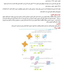 طرح درس ساحتی روزانه – ریاضی ششم، مساحت دایره ورد قابل ویرایش