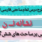 طرح درس تمام ساحتی ملی نشانه نــ ن درس نان فارسی خوانداری