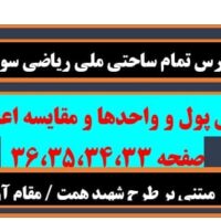 طرح درس تمام ساحتی ارز ش پول و واحدها و مقایسه اعداد چند رقمی ریاضی سوم مبتنی بر ساحت های شش گانه با طراحی به روز بارویکرد تعلیم و تربیت شهید همت  