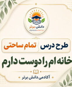 طرح درس تمام ساحتی مقام آور خانه ام را دوست دارم مطالعات اجتماعی سوم ابتدایی