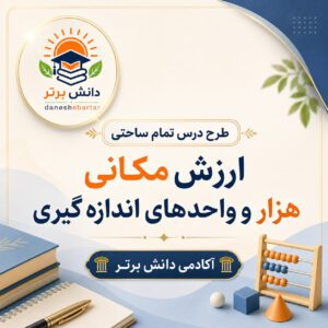 طرح درس تمام ساحتی ارزش مکانی هزار و واحدهای اندازه گیری | ریاضی سوم