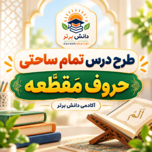 طرح درس تمام ساحتی مقام آور حروف مقطعه قرآن پایه چهارم ابتدایی
