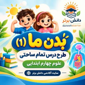 طرح درس تمام ساحتی بدن ما (1) | مقام آور علوم چهارم