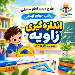طرح درس تمام ساحتی اندازه گیری زاویه پایه چهارم (مقام آور و تضمینی)